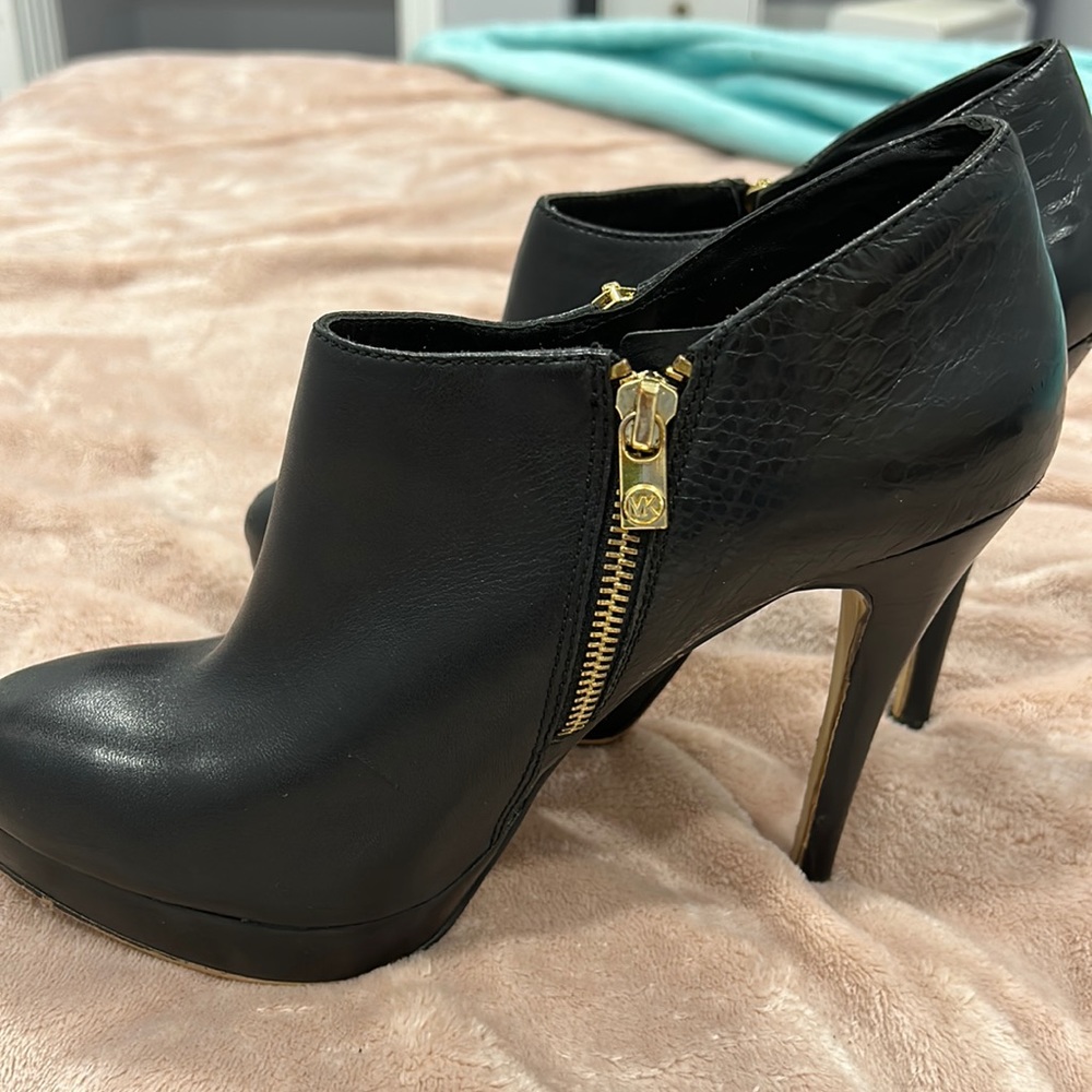 Michael Kors black boots, size 10